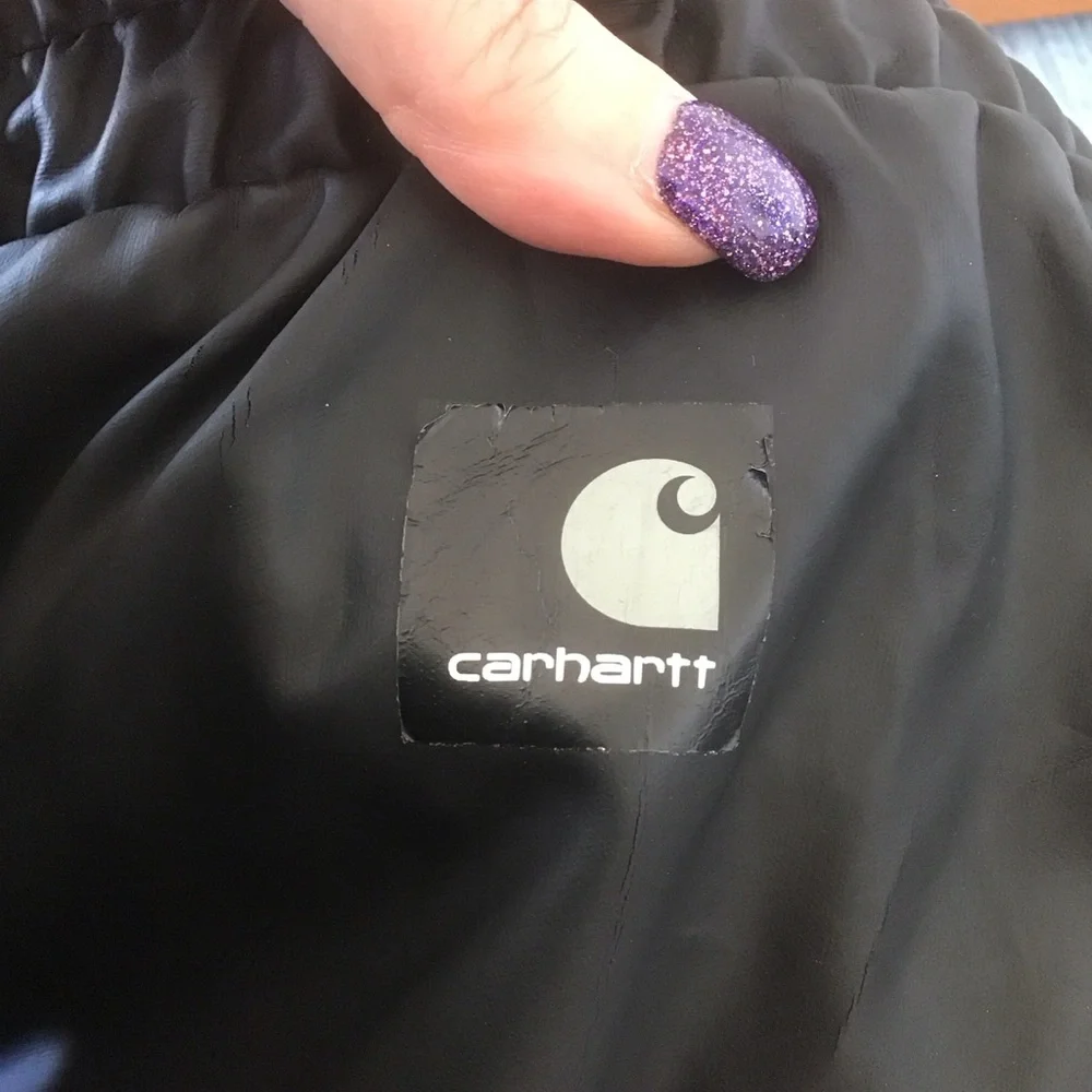 Carhartt Work Flex Waterproof B204 BLK Black Snap Adjustable‎ Pants 2X 2XL